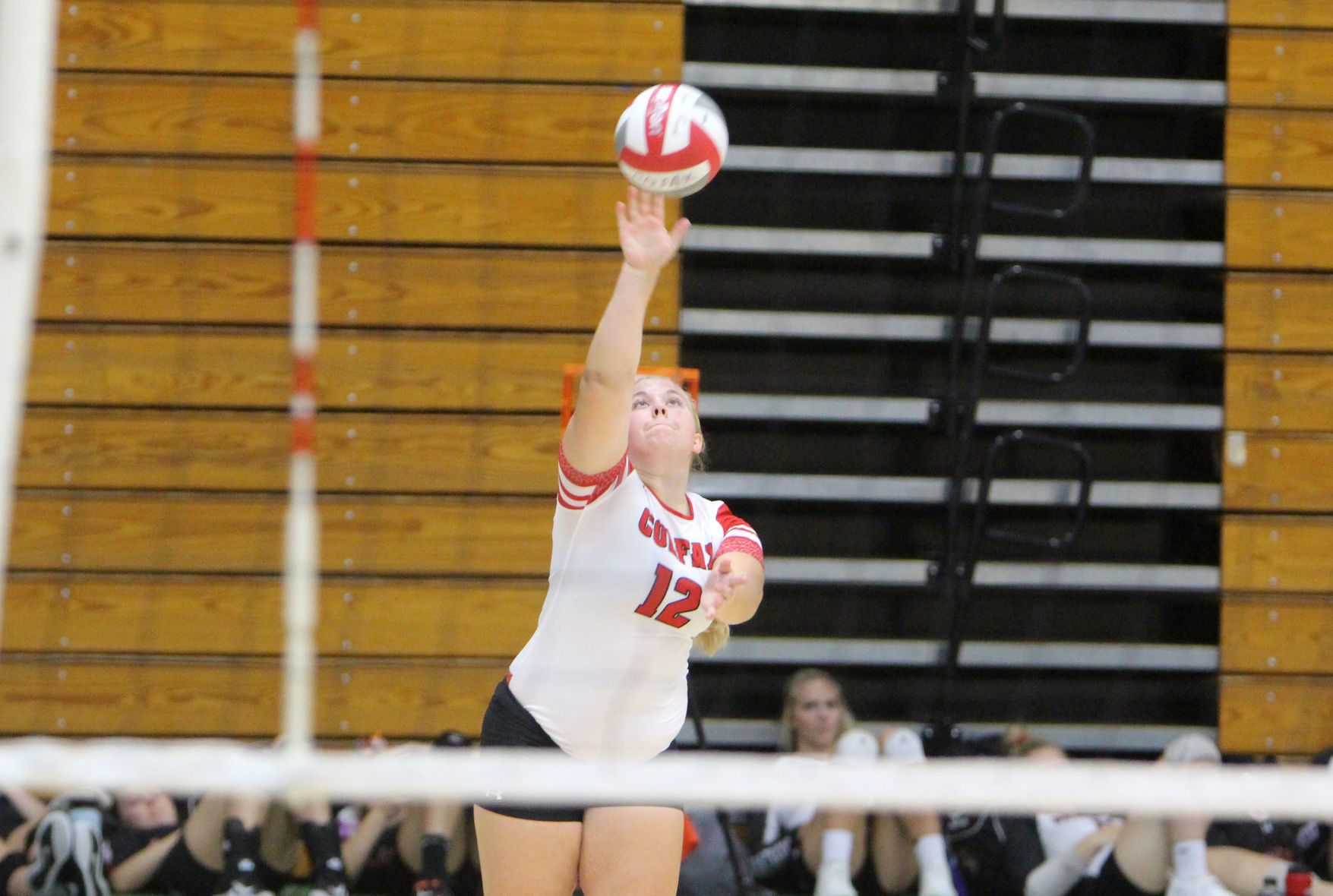 Prep volleyball sprawl at UW-Stout 8-31-19